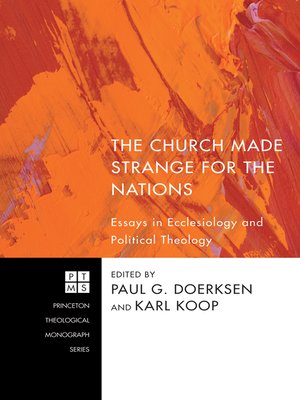cover image of The Church Made Strange for the Nations